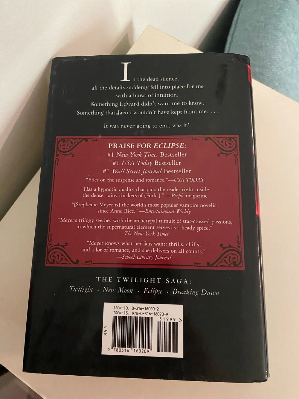 “Eclipse” hardcover